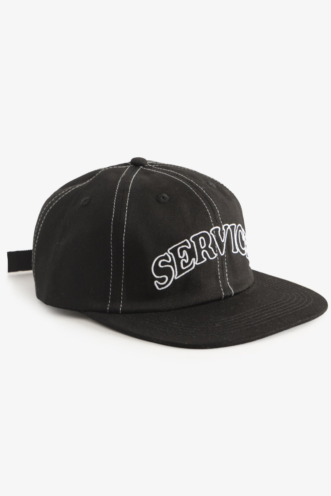 Service Works - Arch Logo Contrast Stitch Cap - Black