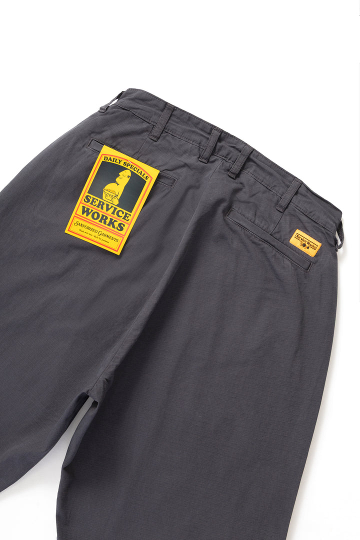 Service Works - Ripstop Part Timer Pant - Washed Black