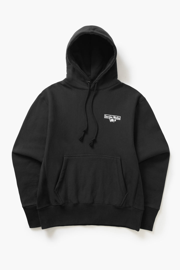 Service Works - Heavyweight Trademark Hoodie - Black