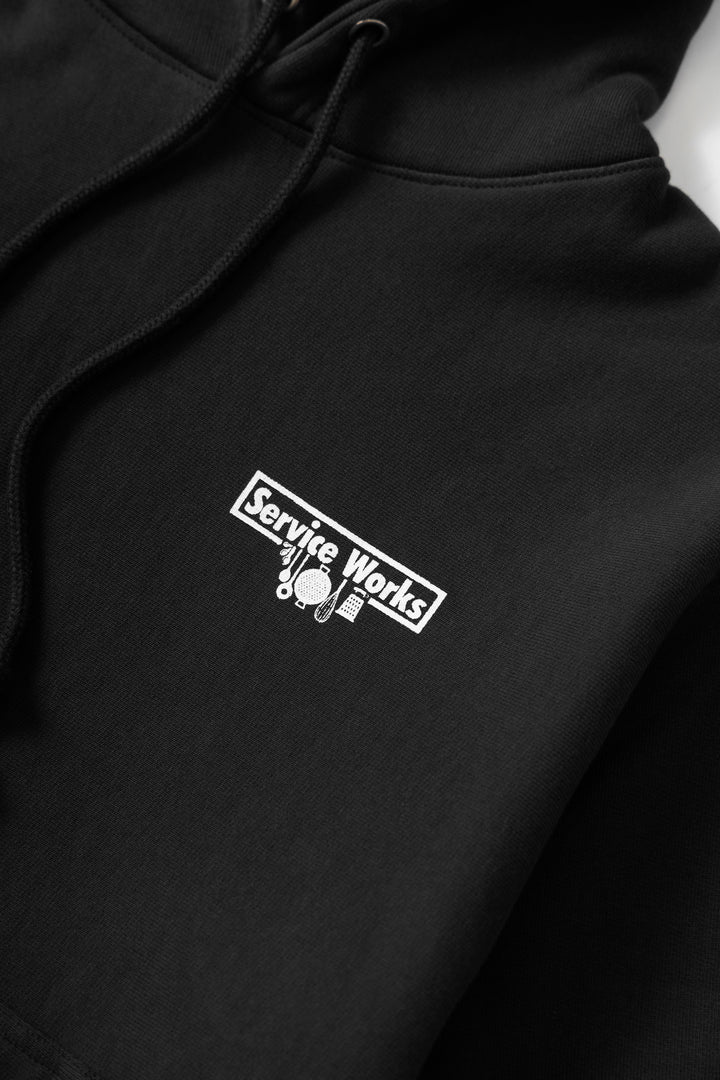 Service Works - Heavyweight Trademark Hoodie - Black