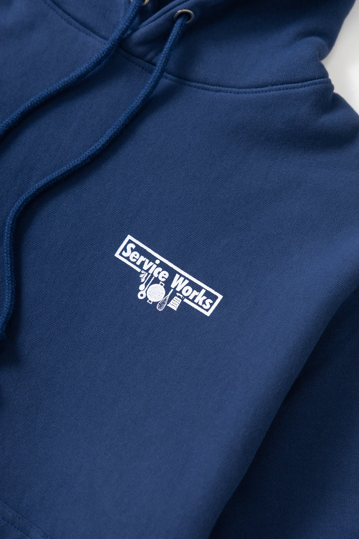Service Works - Heavyweight Trademark Hoodie - Navy