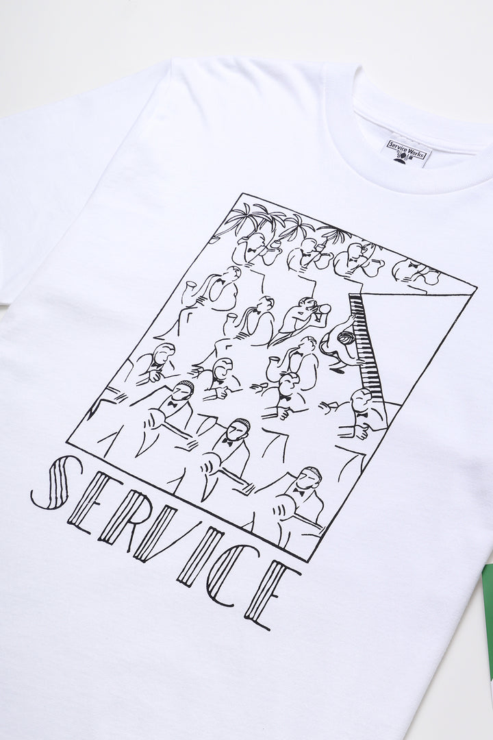 Service Works - Bebop Tee - White