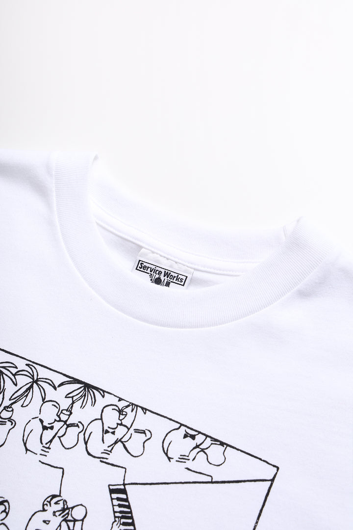 Service Works - Bebop Tee - White