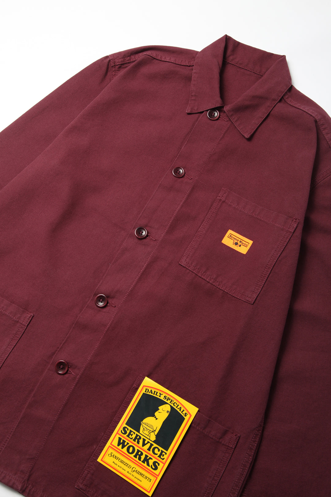 Service Works - Classic Chore Shirt - Burgundy