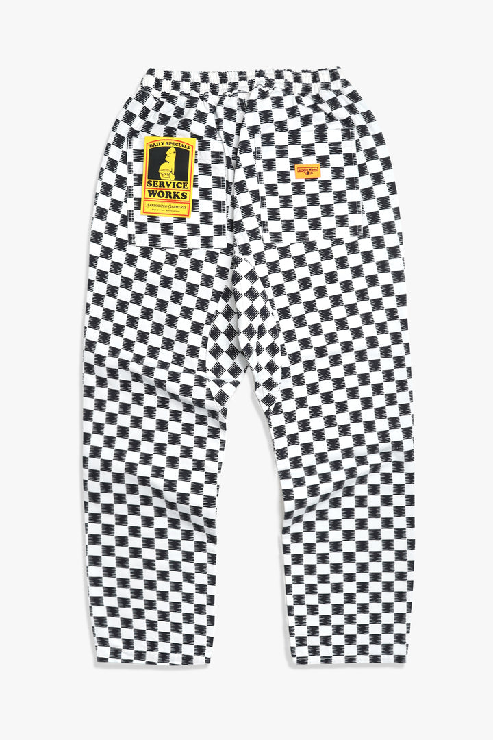 Service Works - Classic Chef Pants - Mono Checker