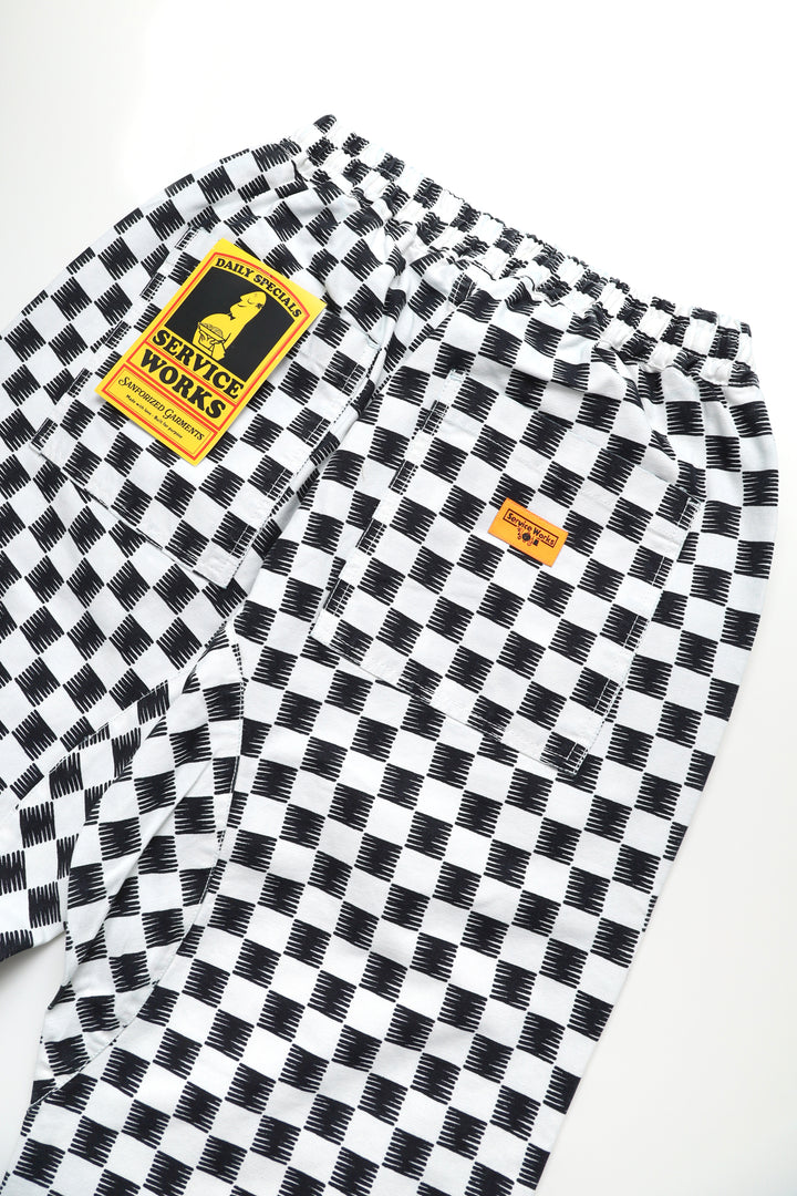 Service Works - Classic Chef Pants - Mono Checker