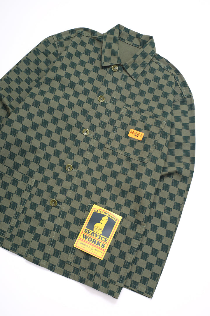 Service Works - Classic Chore Shirt - Green Checker