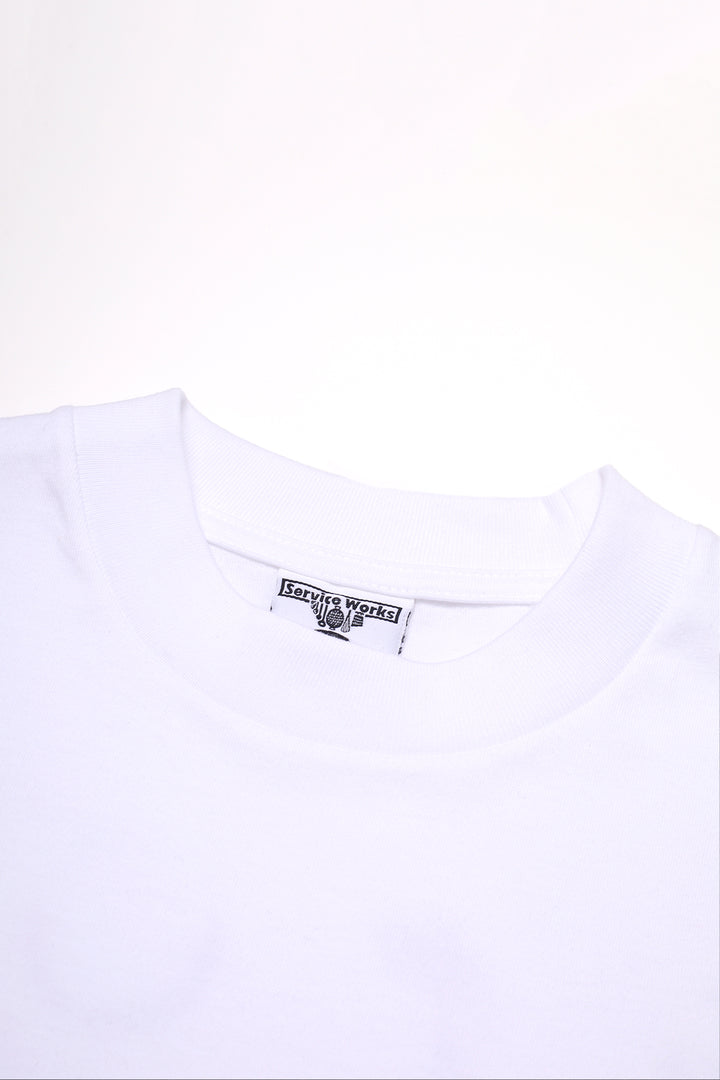 Service Works - Wine Spill Tee - White