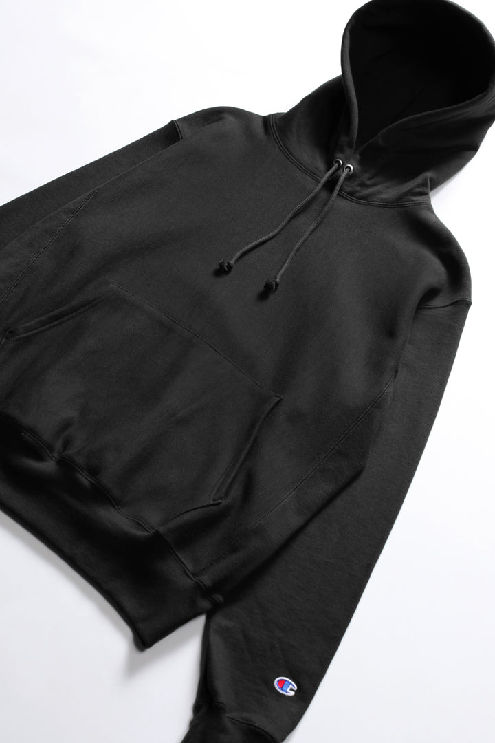 Champion - 12oz USA Reverse Weave Hoodie - Black