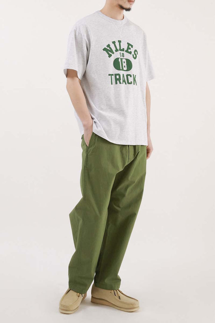 Outstanding & Co. - Shirred Waist Pants - Olive