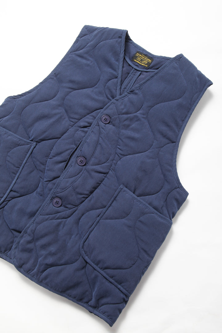 Okonkwo MFG - Quilted Liner Gilet - Blue