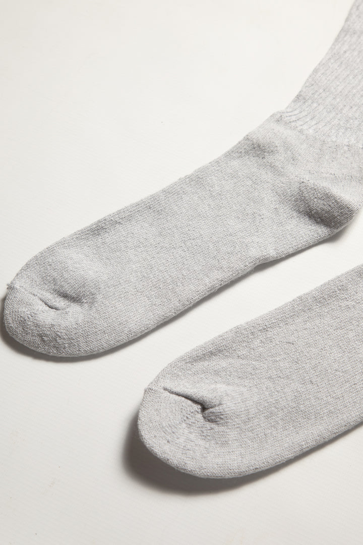 Railroad Sock - 3 Pack Crew Socks - Grey