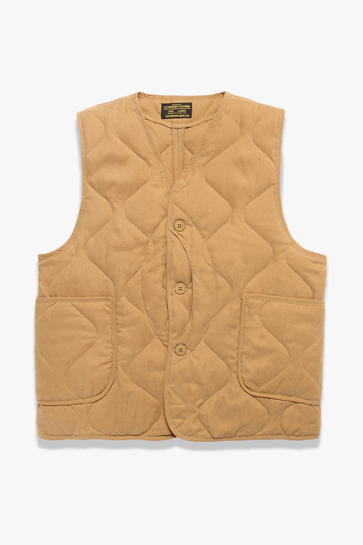 Okonkwo MFG - Quilted Liner Gilet - Tan