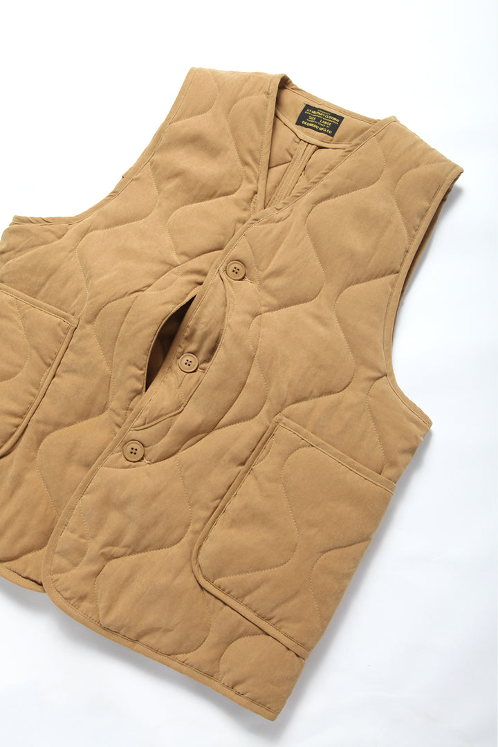 Okonkwo MFG - Quilted Liner Gilet - Tan