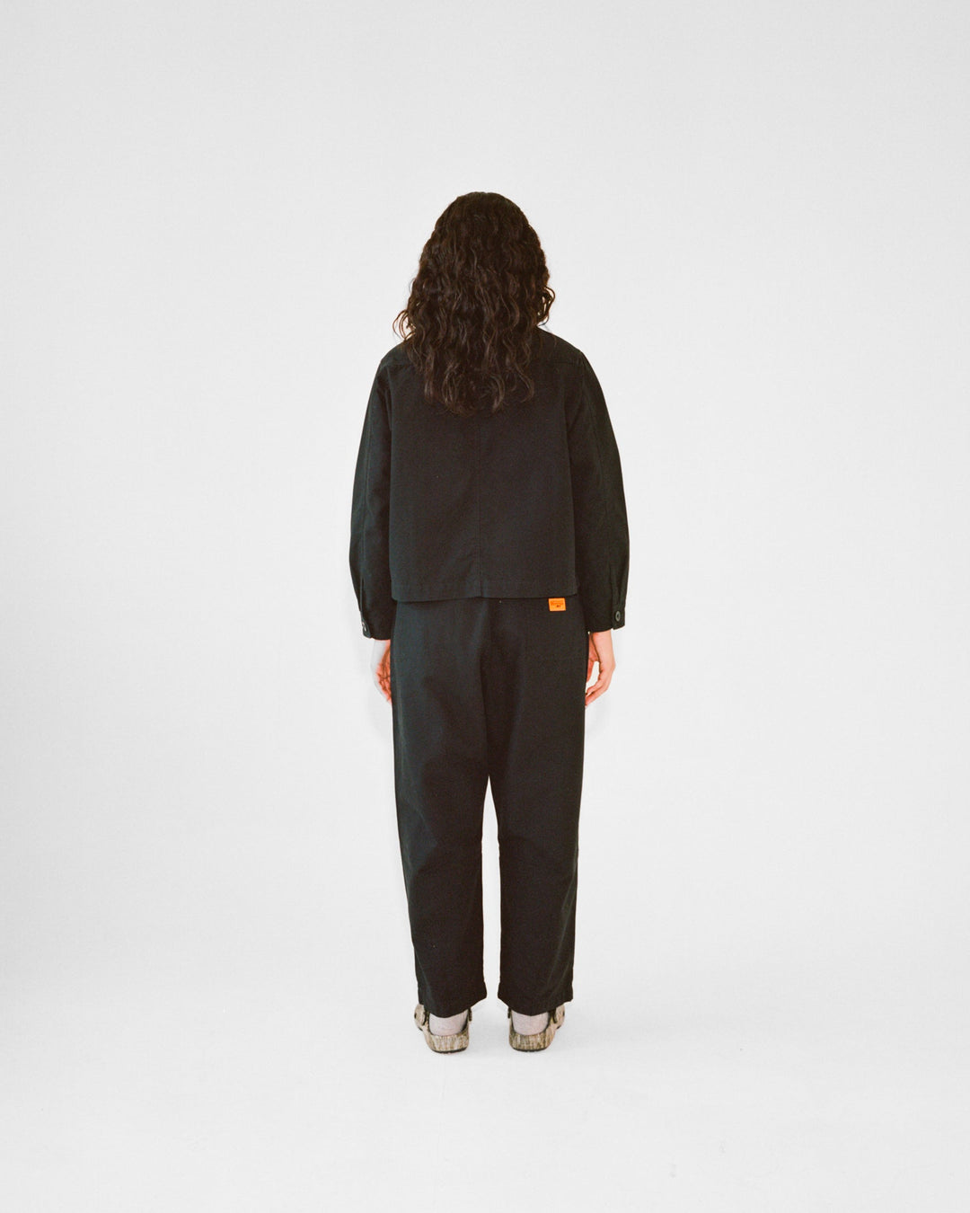 Service Works - Women's Cropped Work Jacket - Black