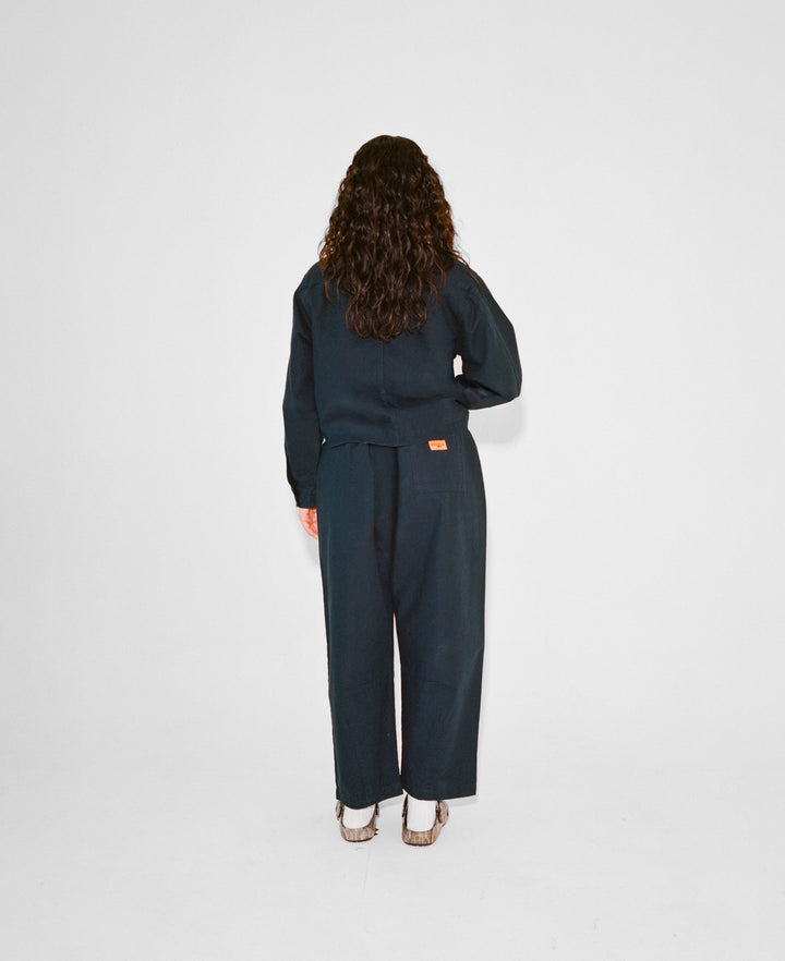 Service Works - Women's Cropped Work Jacket - Dark Navy