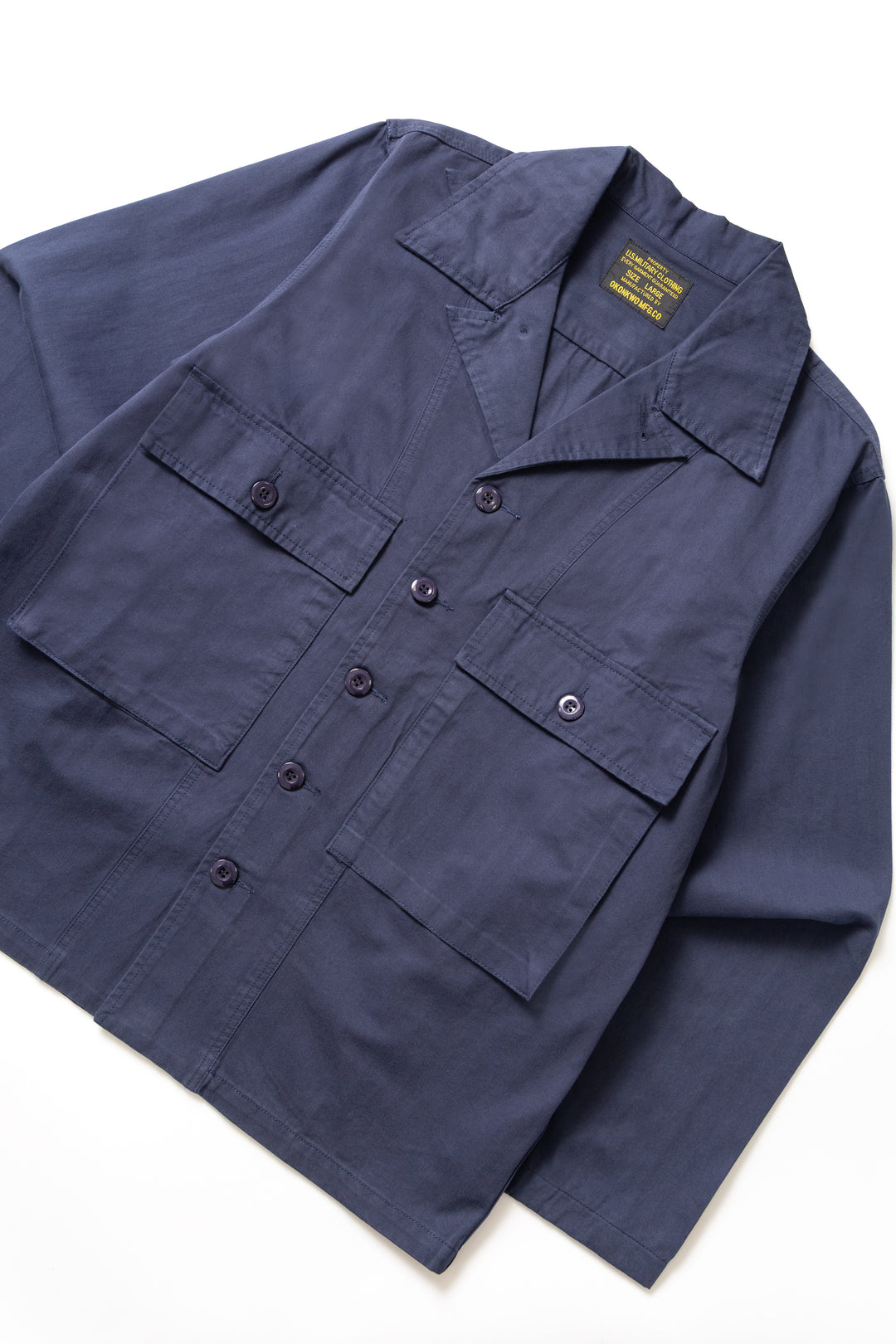 Okonkwo MFG - Cuban HBT Overshirt - Navy