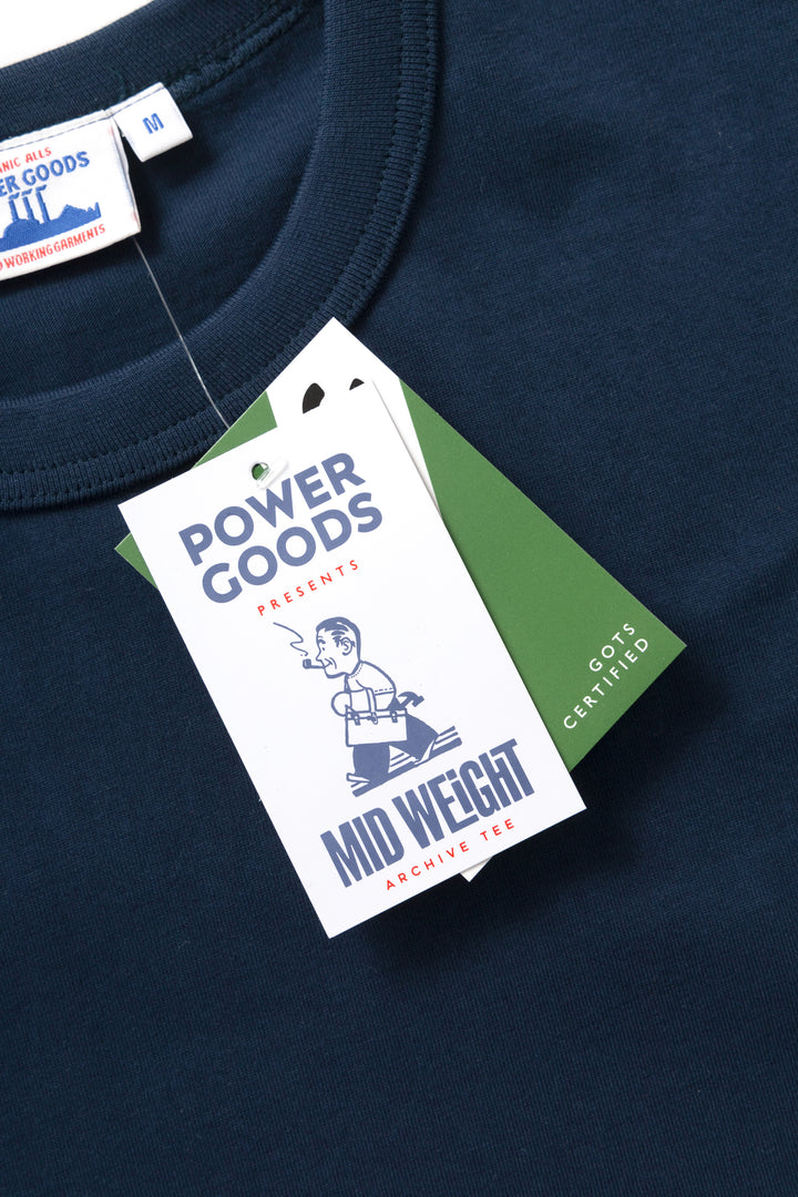 Power Goods - Archive T-Shirt Two Pack - Navy