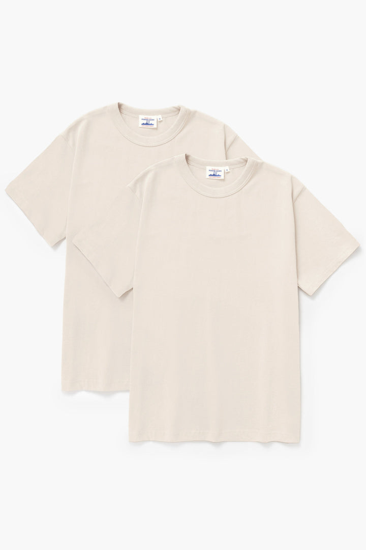 Power Goods - Archive T-Shirt Two Pack - Putty