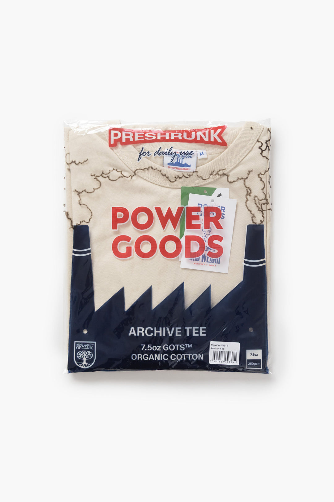 Power Goods - Archive T-Shirt - Putty