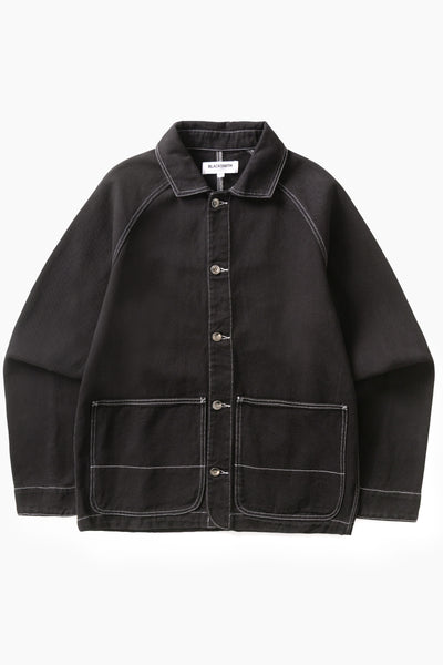 Blacksmith - Denim Coverall Jacket - Black