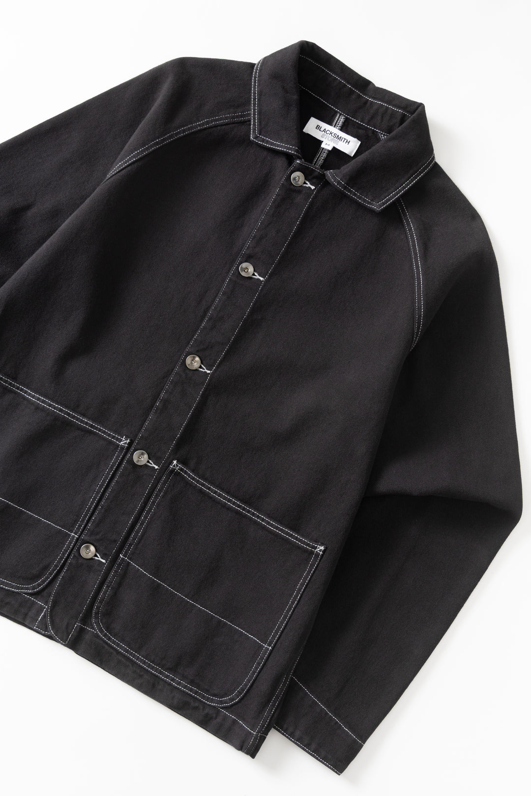Blacksmith - Denim Coverall Jacket - Black