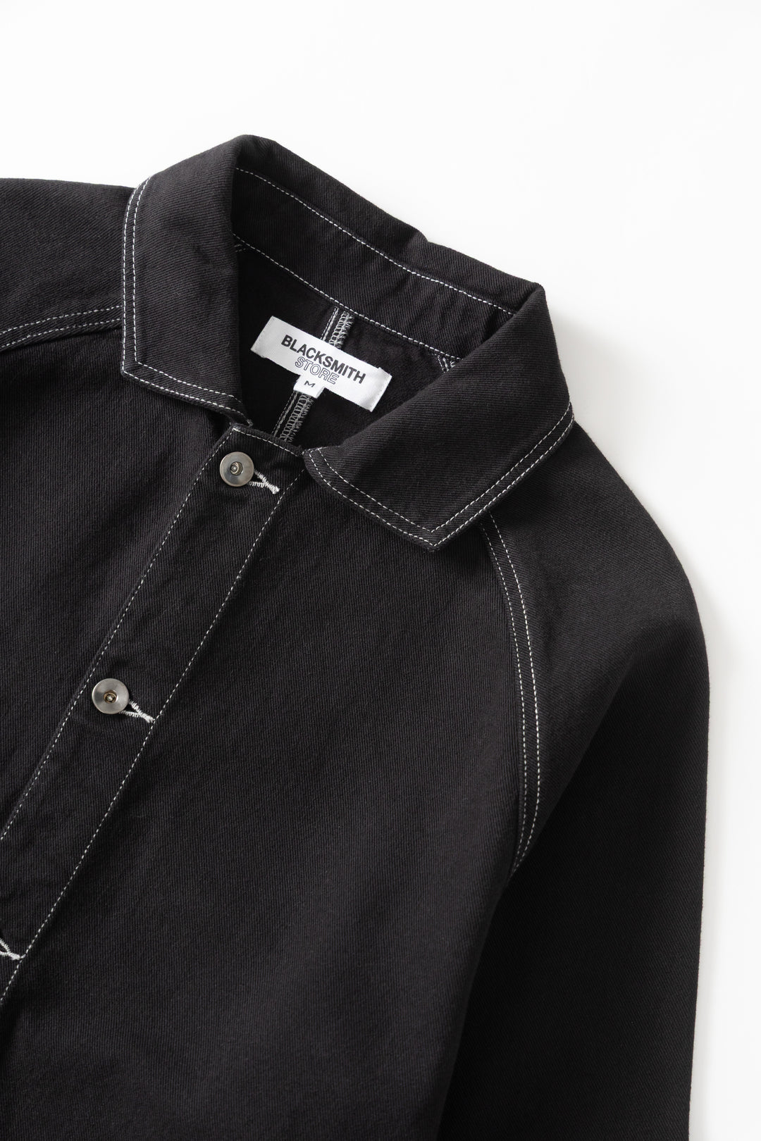 Blacksmith - Denim Coverall Jacket - Black