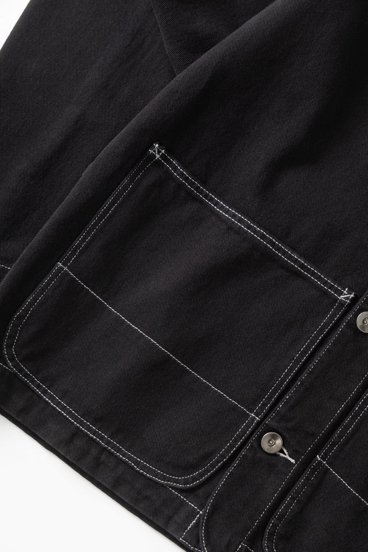 Blacksmith - Denim Coverall Jacket - Black