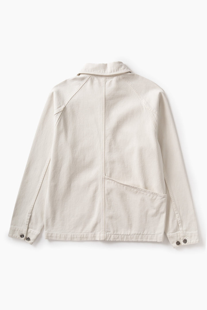 Blacksmith - Denim Coverall Jacket - Ecru