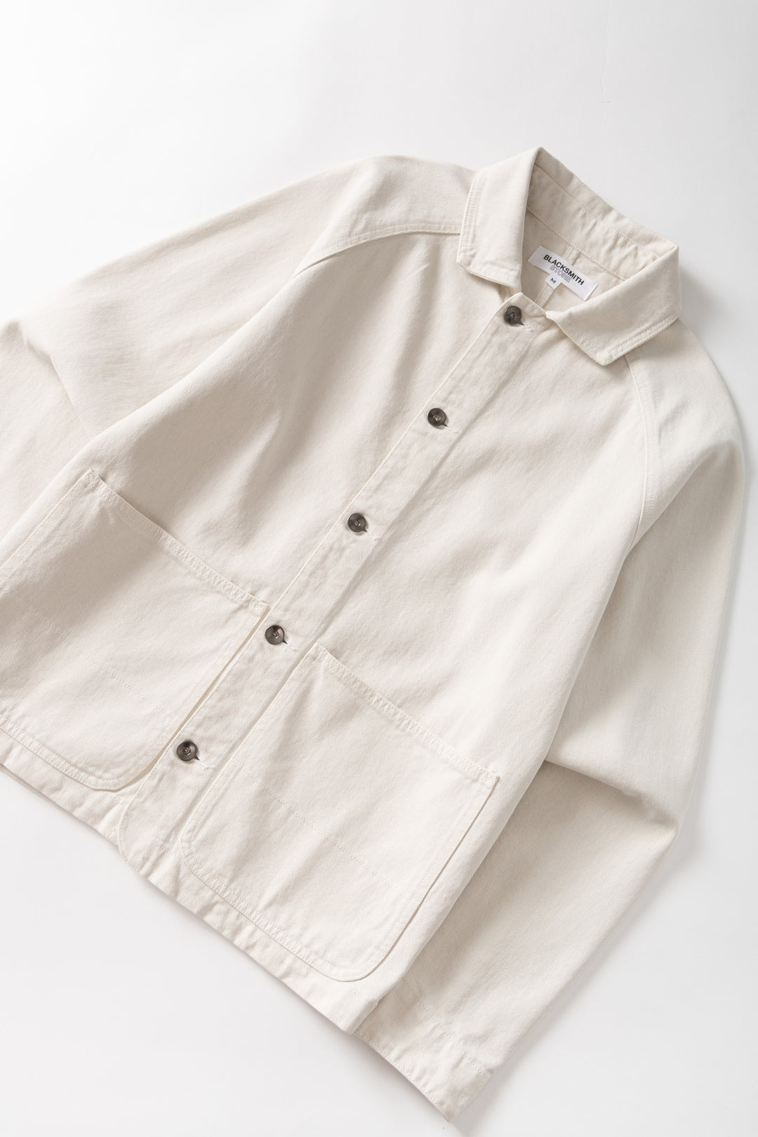 Blacksmith - Denim Coverall Jacket - Ecru