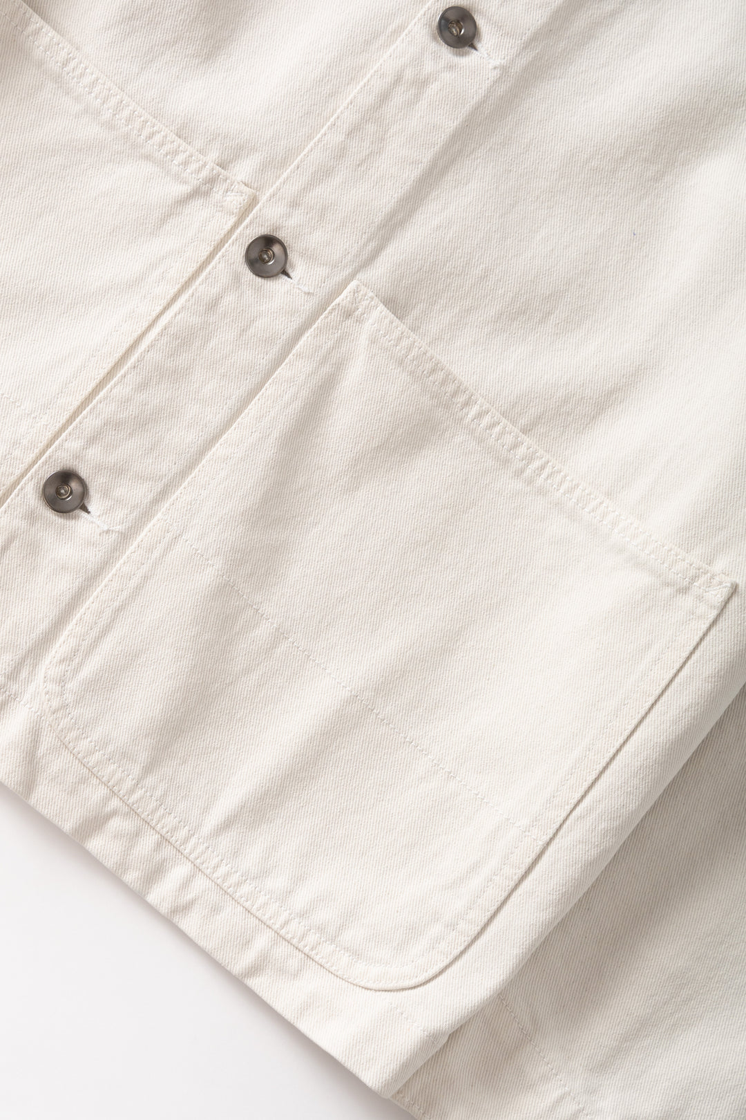 Blacksmith - Denim Coverall Jacket - Ecru