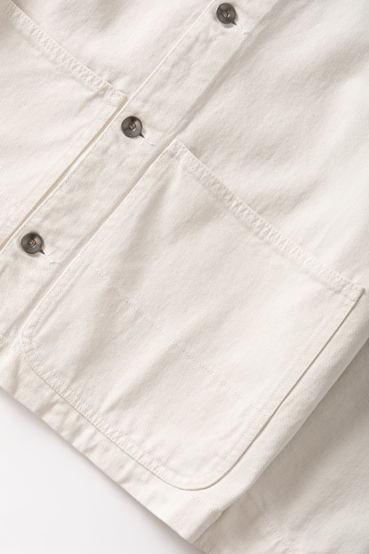 Blacksmith - Denim Coverall Jacket - Ecru