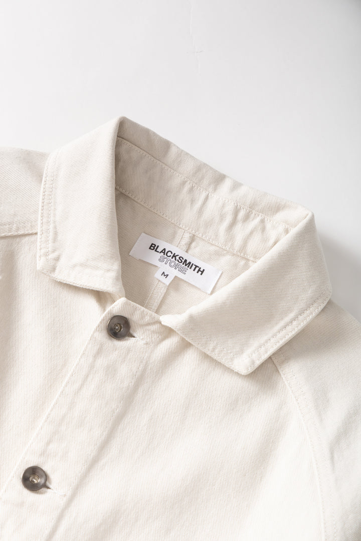 Blacksmith - Denim Coverall Jacket - Ecru