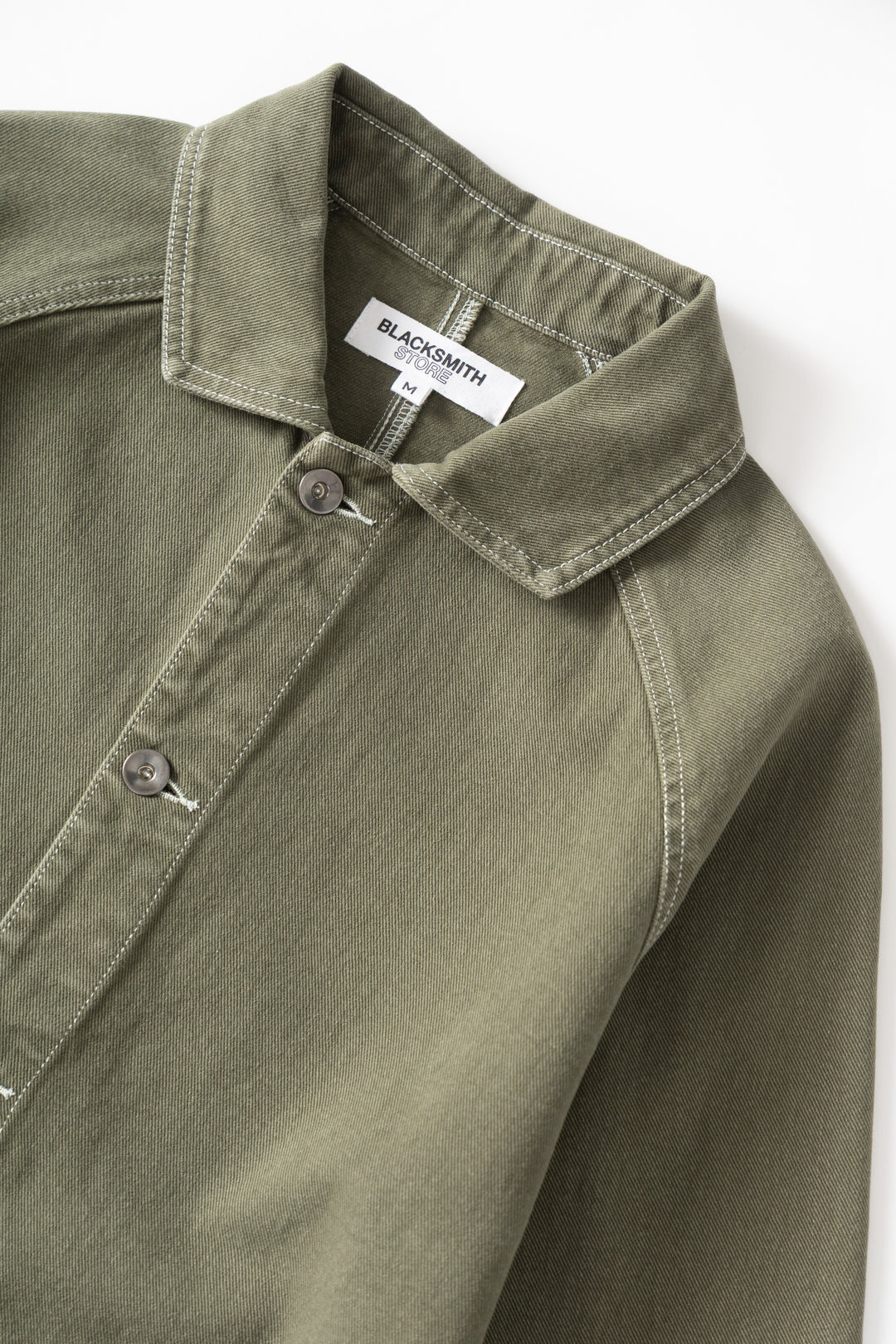 Blacksmith - Denim Coverall Jacket - Olive