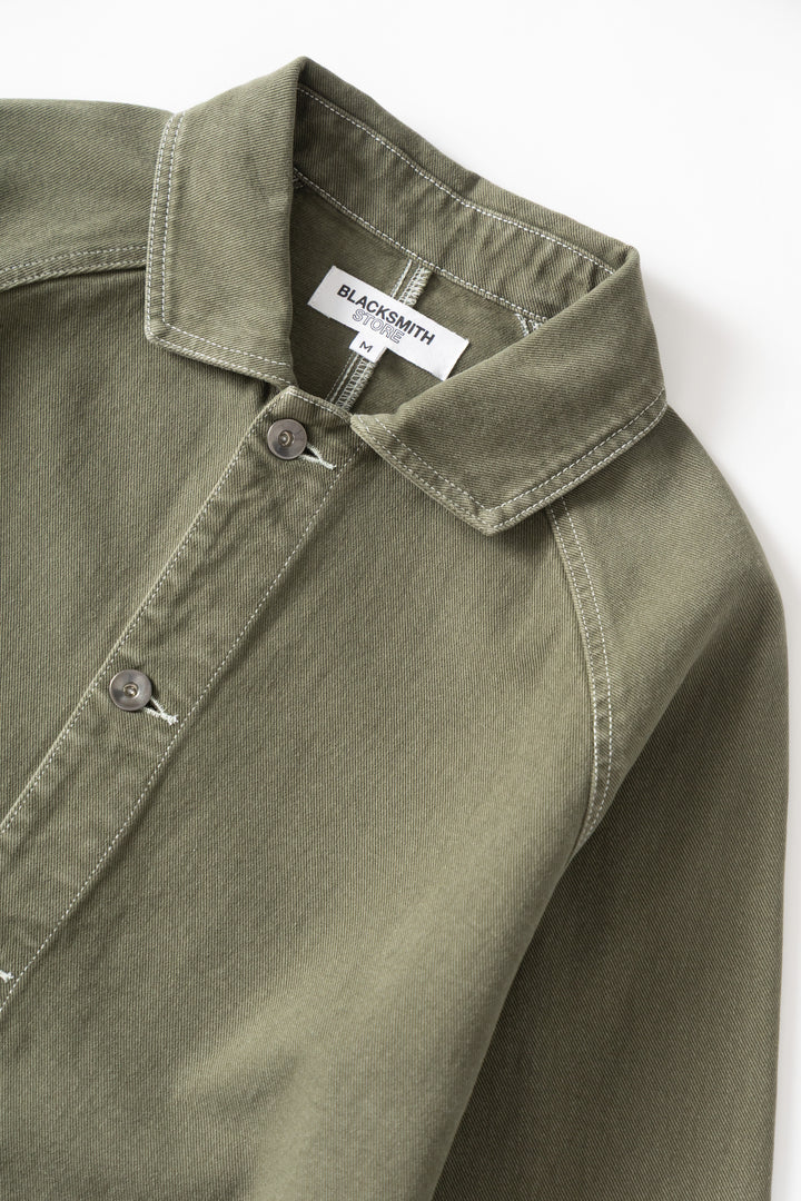 Blacksmith - Denim Coverall Jacket - Olive