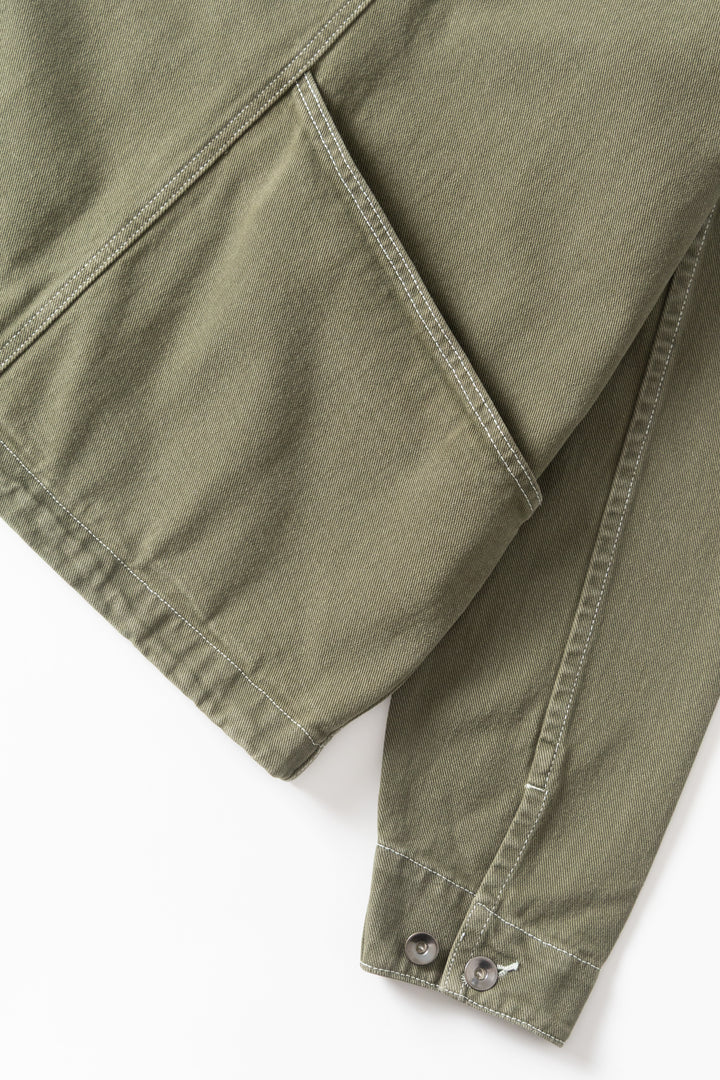 Blacksmith - Denim Coverall Jacket - Olive