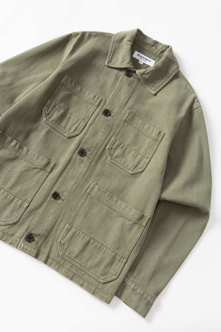 Blacksmith - Four Pocket Work Jacket - Olive