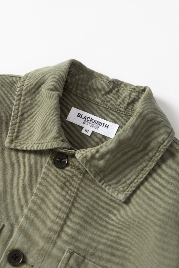 Blacksmith - Four Pocket Work Jacket - Olive