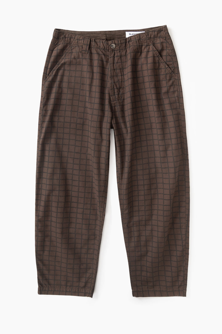 Blacksmith - Grid Work Pant - Brown