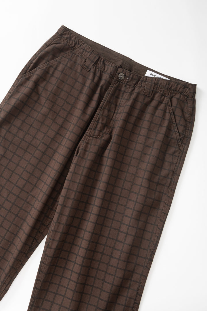 Blacksmith - Grid Work Pant - Brown