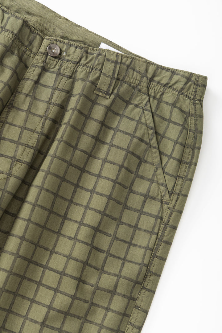 Blacksmith - Grid Work Pant - Olive