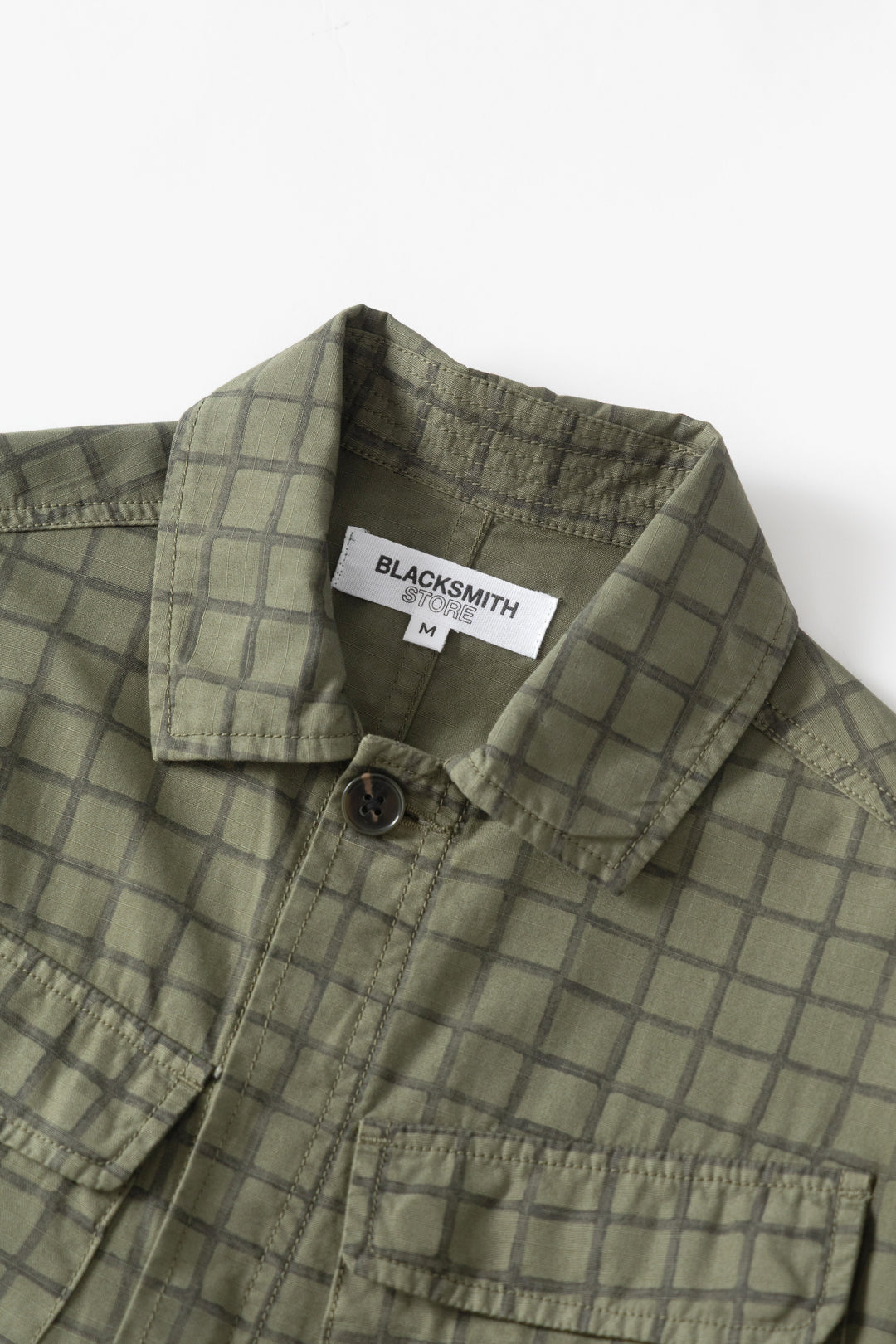 Blacksmith - Grid Jungle Jacket - Olive