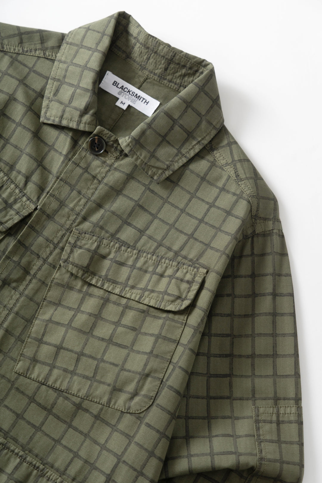 Blacksmith - Grid Jungle Jacket - Olive