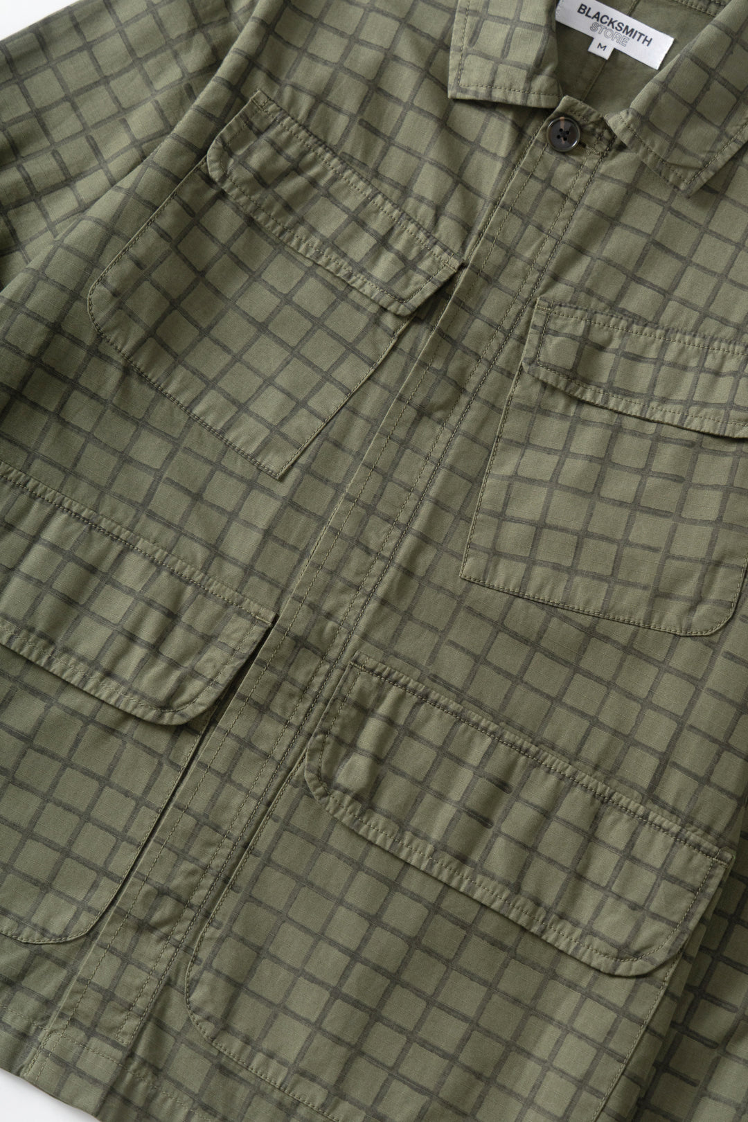 Blacksmith - Grid Jungle Jacket - Olive