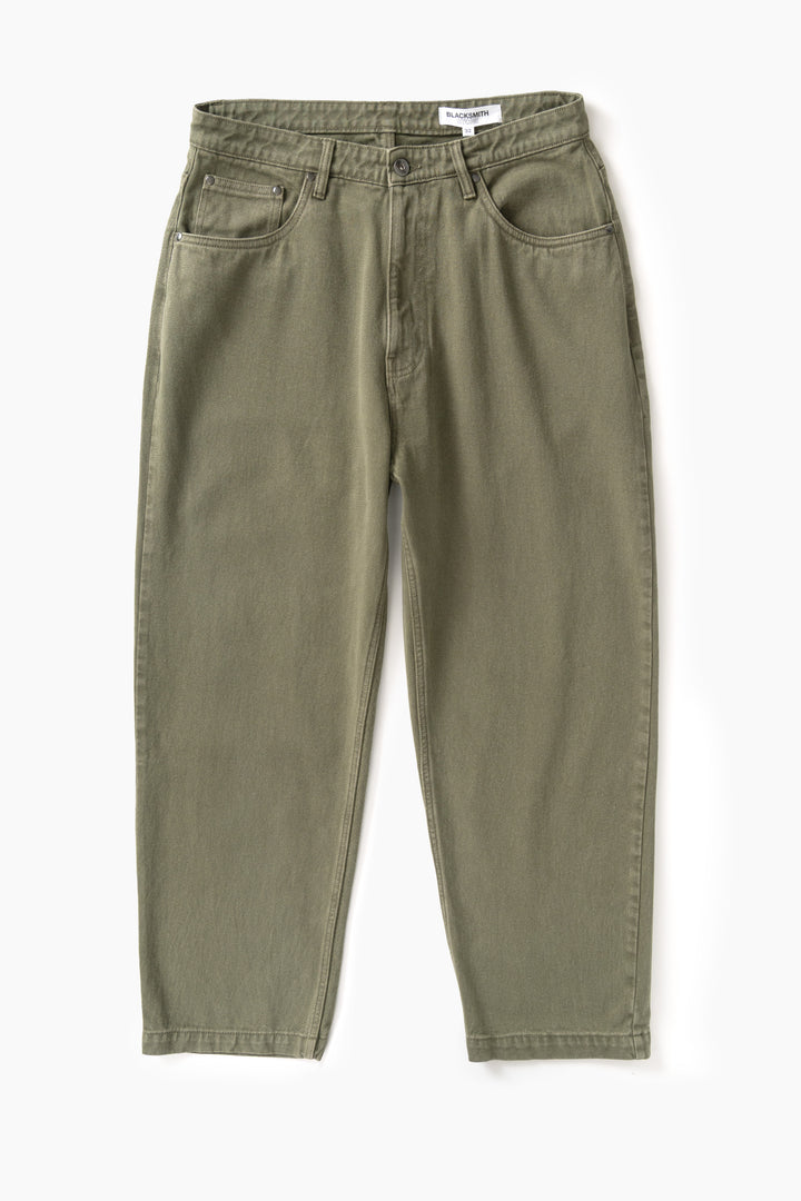 Blacksmith - Denim Five Pocket Jean - Olive