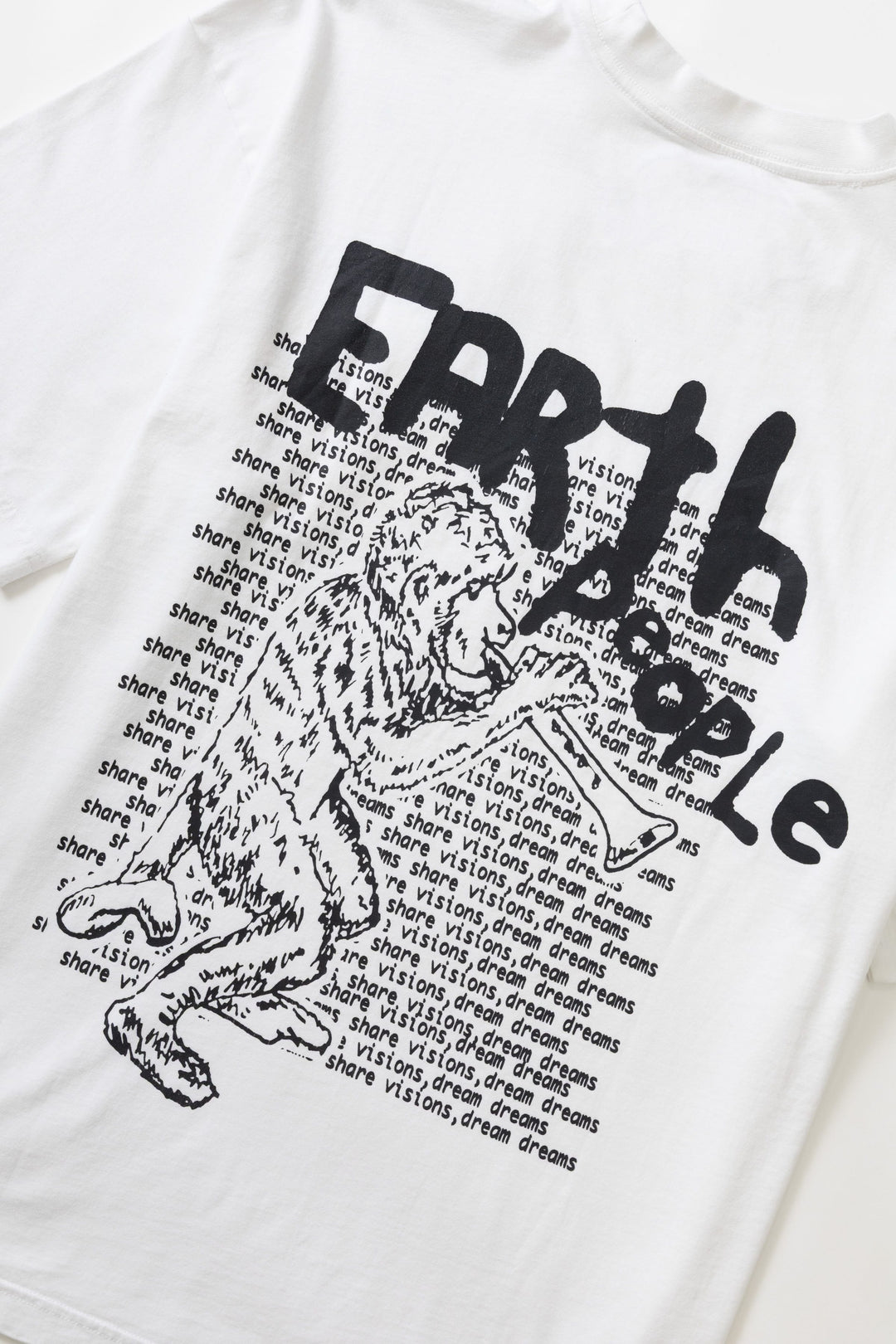 Earth People - Jazz Monkey Tee - White