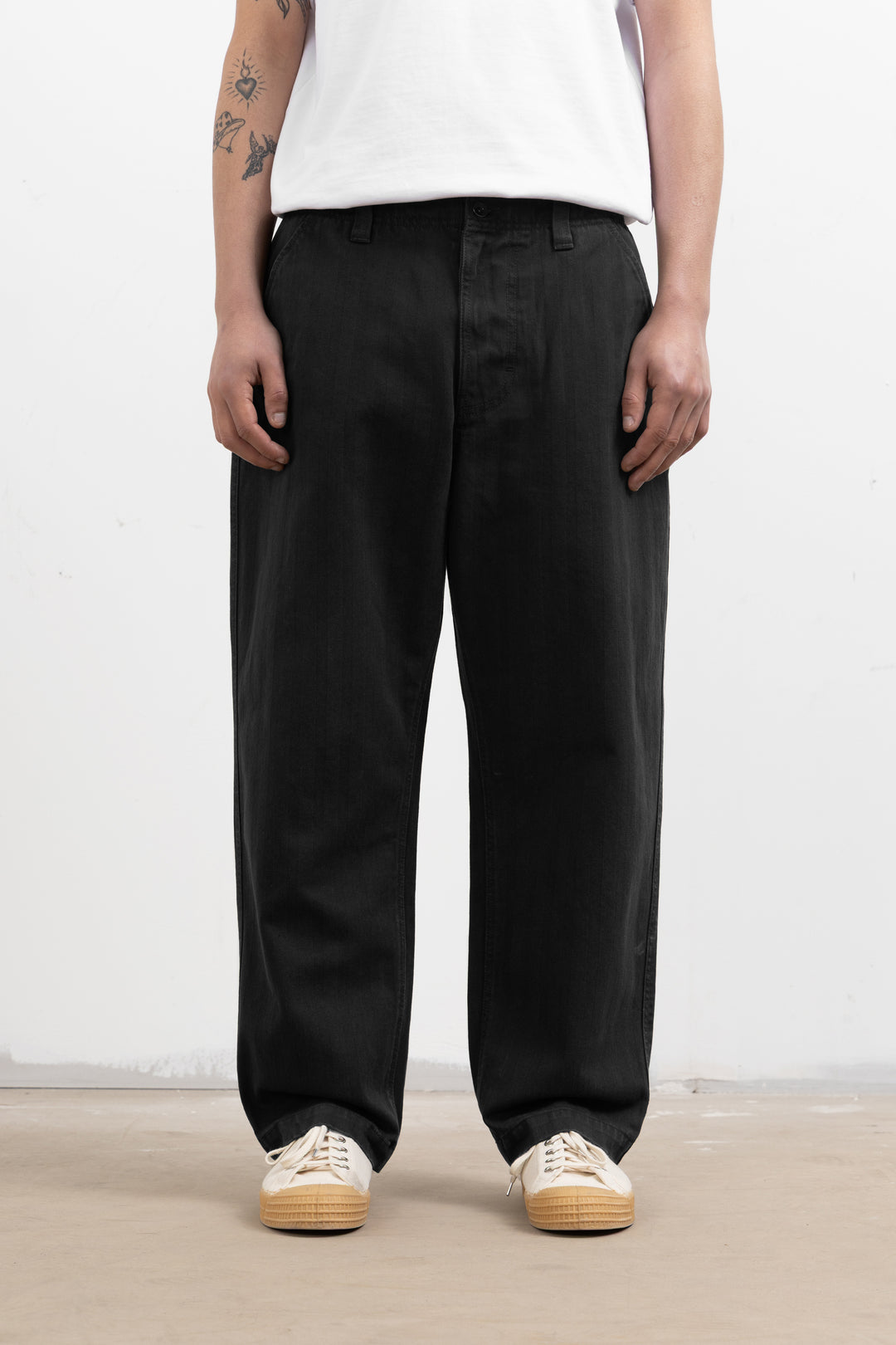 Blacksmith - Herringbone Work Pants - Black