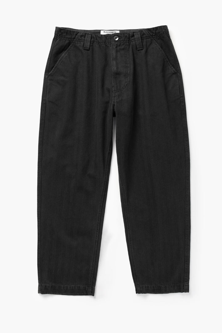 Blacksmith - Herringbone Work Pants - Black
