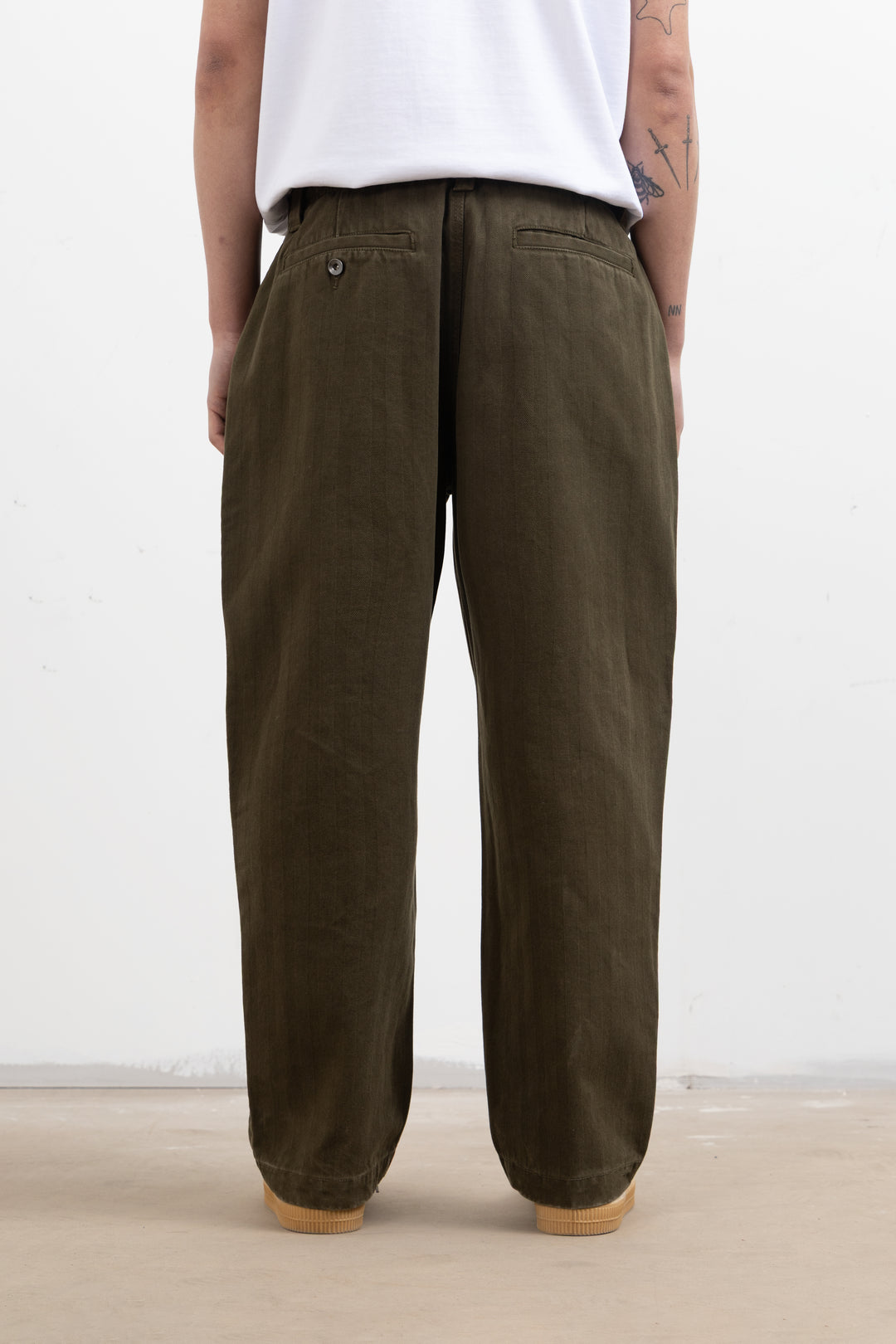 Blacksmith - Herringbone Work Pants - Olive