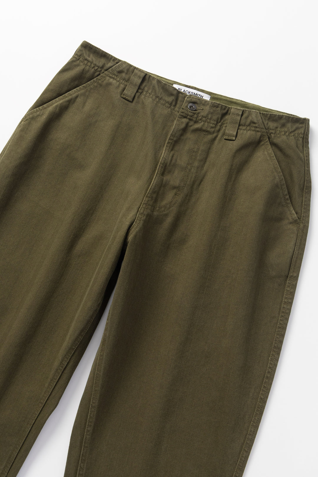 Blacksmith - Herringbone Work Pants - Olive